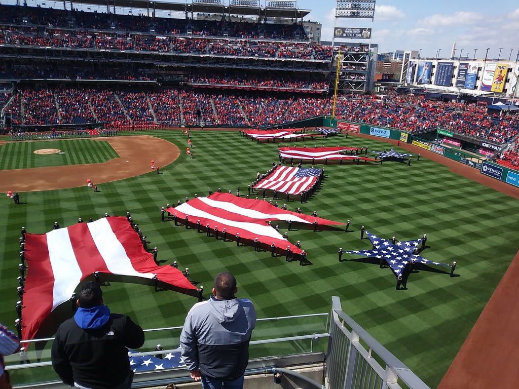 : Nationals opening day of baseball season in DC, 2018