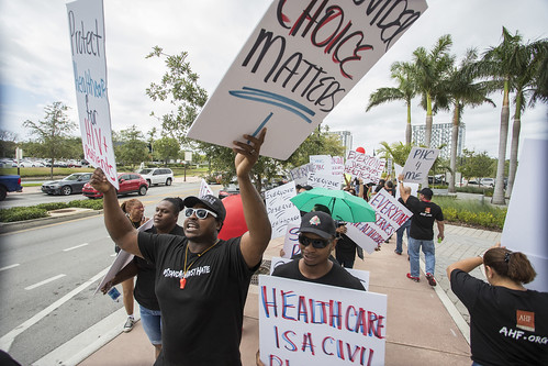 برنامج Miami Dade Medicaid يقطع الاحتجاج - 11 أبريل 2018