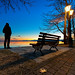 Sunset bench