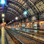 Milan Train Station at Midnight