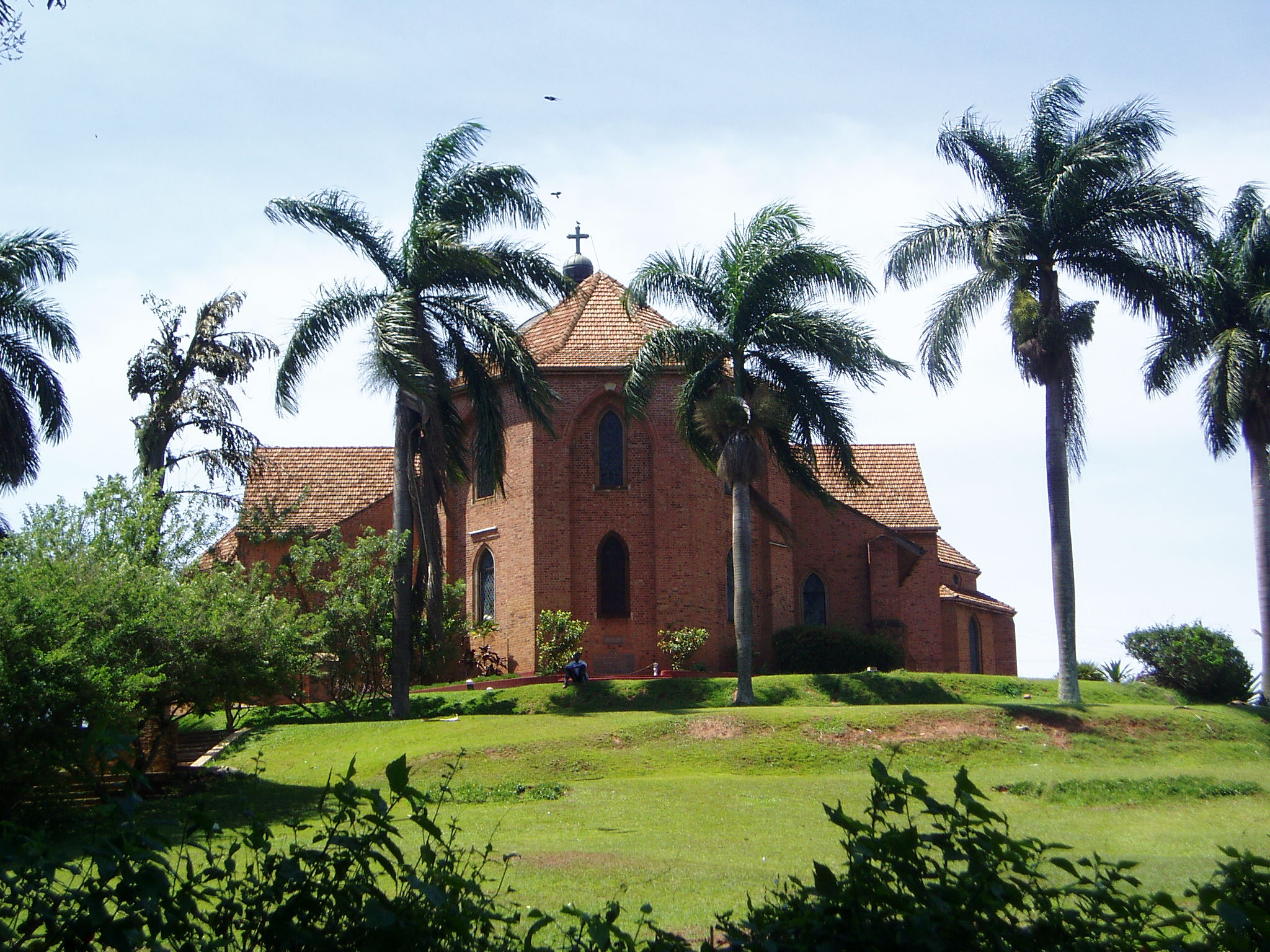 Church on top of the hill in Kampala