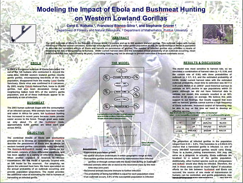 Modeling the Impact of Ebola and Bushmeat hunting