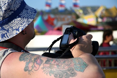 digital tattoo. Fair. carnival