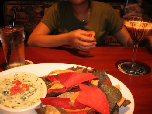 spinach dip and chips. Karl Strauss, Spinach Dip and Chips