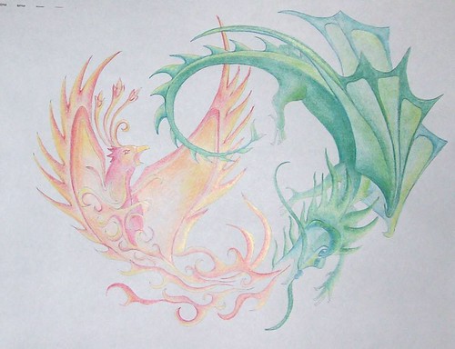 the basis of my dragon/phoenix tattoo