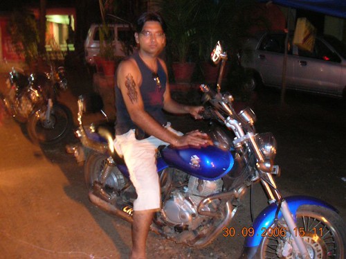 Mohit and his tattoo on the legendary avenger