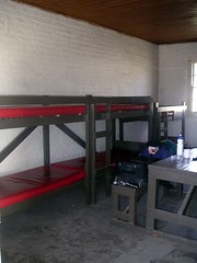 Bunks in our room at the Penitentiary