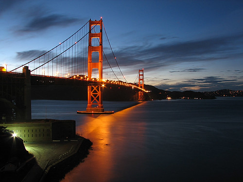 san francisco golden gate bridge at night. Night San Francisco Golden