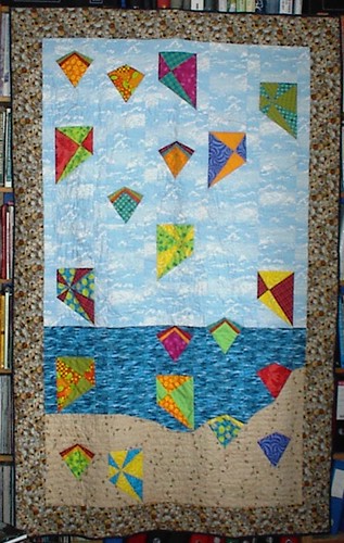 Kite quilt finished