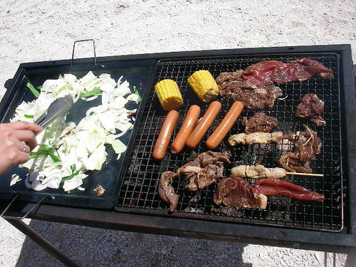 Barbecue @ Nagannu island / ナガンヌ島でBBQ