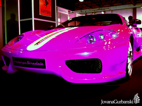 Pink Ferrari by Jovana Nz