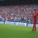 Liverpool FC's Steven Gerrard faces the Chelsea FC crowd at Stamford Bridge