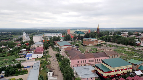 A view from the men monastery to the city of Alatyr, Chuvashiya. ©  The Chuvash people of Krasnoyarsk region