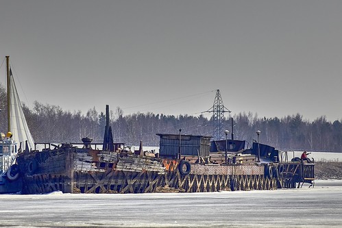 The old barge ©  Dmitriy Protsenko