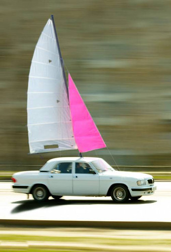 wind powered car