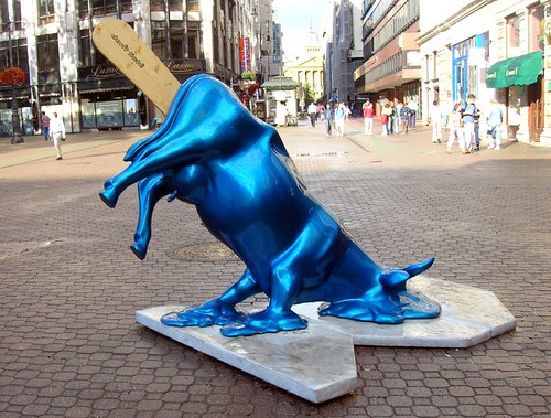 Melting Blue Cow of Budapest