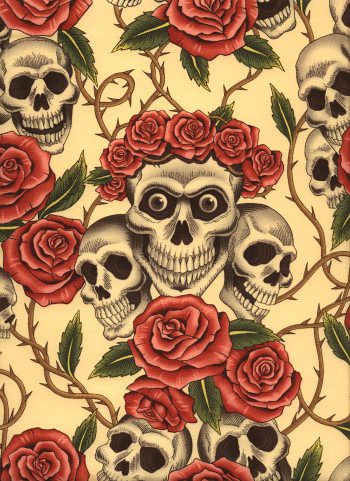 Alexander Henry "Rose Tattoo" fabric 