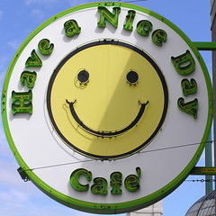 sign - Have A Nice Day Cafe
