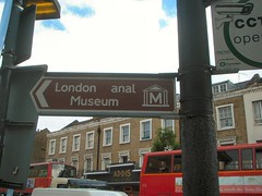 London Canal Museum sign vandalised 090606