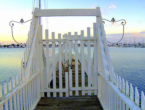Dock Gate with Fleurs-de-Lys accents