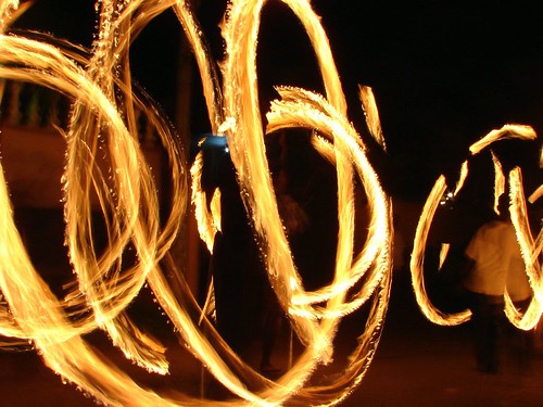 Perahera - Fire dancers by HiranyaS.