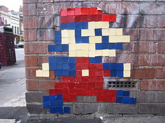 Mario (No-necked Monsters) Tags: street art mosaic character fitzroy melbourne