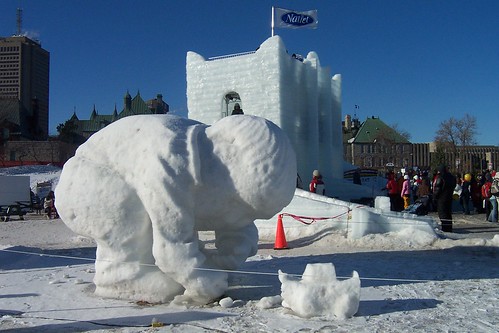 carnaval de quebec ice sculptures. Ice sculpture at Quebec City