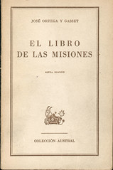 José Ortega y Gasset, El Libro de las Misiones
