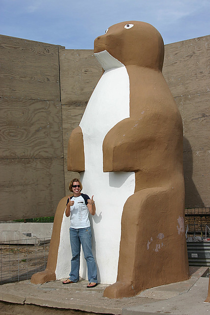that big, fake, concrete prairie dog gets the double thumbs up from me