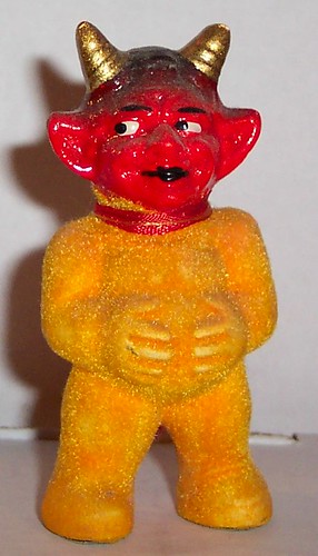 Vintage Halloween Devil Figure