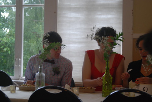Groom and Bride are hiding?  Or, some flower placement ©  Michael Neubert