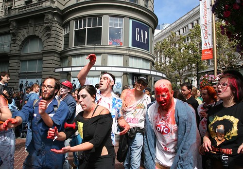 Zombies Invade San Francisco! by Scott Beale / Laughing Squid, on Flickr