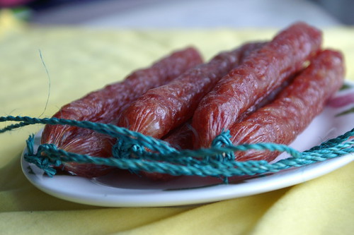 Chinese dried sausages