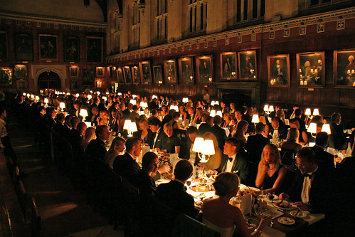 Dinner at The Hall during a conference in september 2006