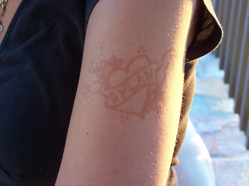 Creative henna tattoo of love dylan girls
