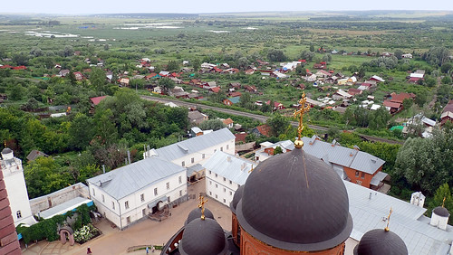 A view from the men monastery to the city of Alatyr, Chuvashiya. ©  The Chuvash people of Krasnoyarsk region