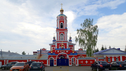 The church in the city of Tetyushi, Tatarstan. ©  The Chuvash people of Krasnoyarsk region