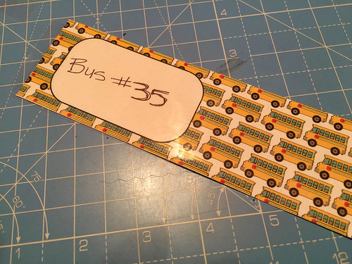 cover in packing tape backpack tags