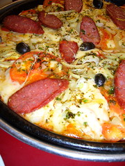 Deep pan Pizza from Las Cuartetas