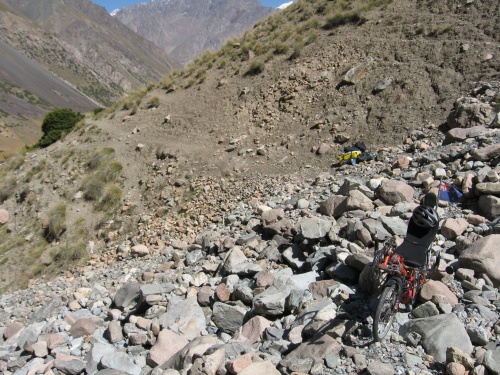 700m from the start of the Kerege-Tash Pass route, Kyrgyzstan