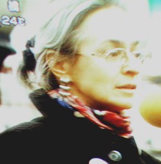 Anna Politkovskaya on TV, Tokyo, Japan