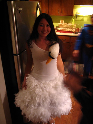 bjork swan dress. Bjork Costume