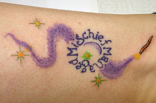 Mischief Managed Tattoo. mischief managed