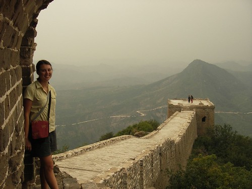 Sachi at the Great Wall of China, Simatai by you.