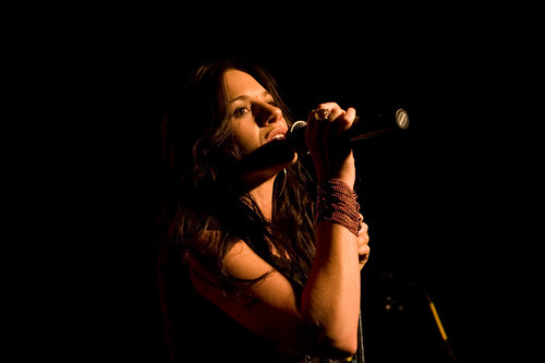 Kara DioGuardi performs at Greenpeace 35th birthday party