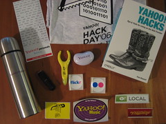 Yahoo! Hack Day swag