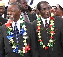 Mugabe et Mbeki