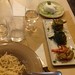 Spaghetti Carbonara, mozarella, gegrilde groente
