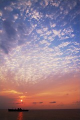 High Sky 1 (emagist) Tags: morning sea
 sky clouds sunrise ship shipwreck costinesti