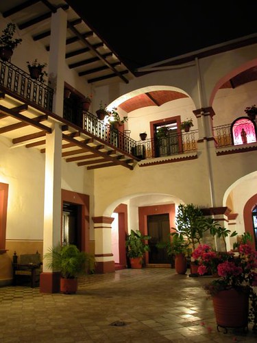 Patio at Hotel Principal en Oaxaca